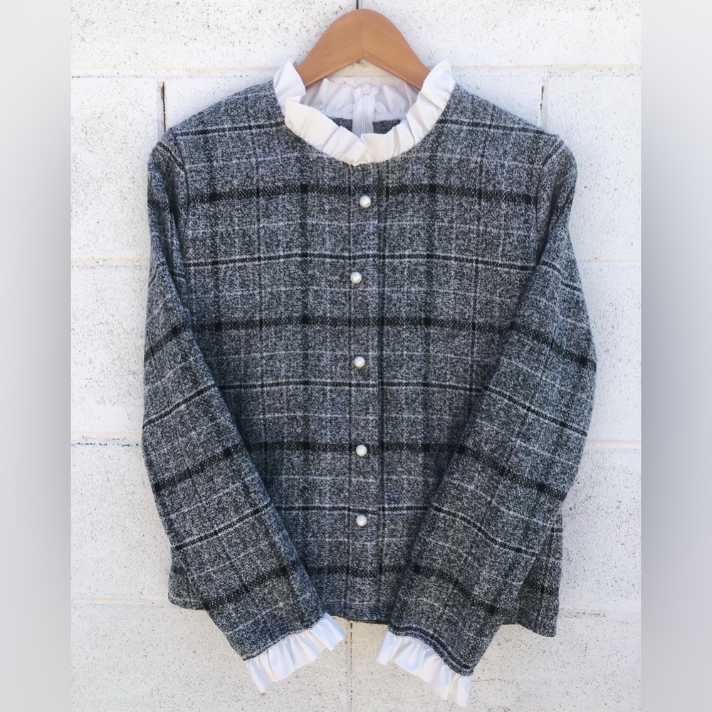 Vintage plaid long sleeve